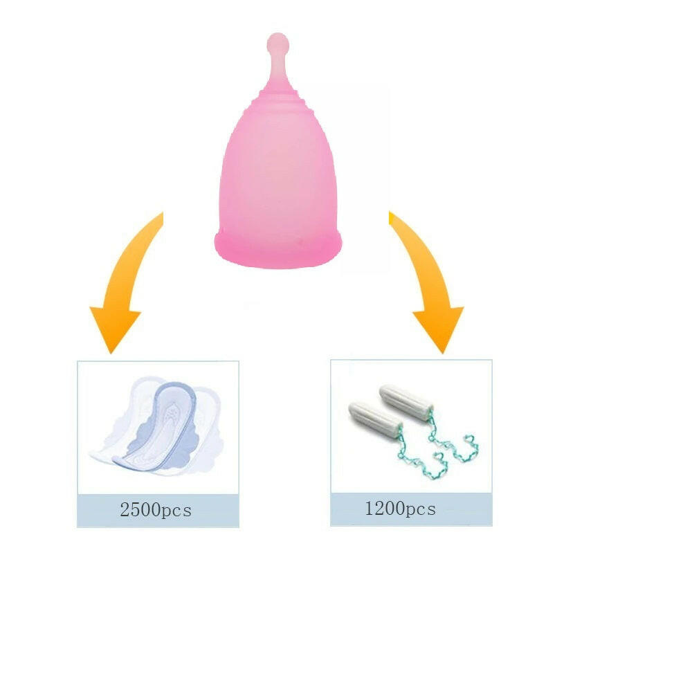 Imported Menstrual Cup Black Small Large Silicone Cups / Period Cup Silicone Feminine Care Female Fairy Hygiene.