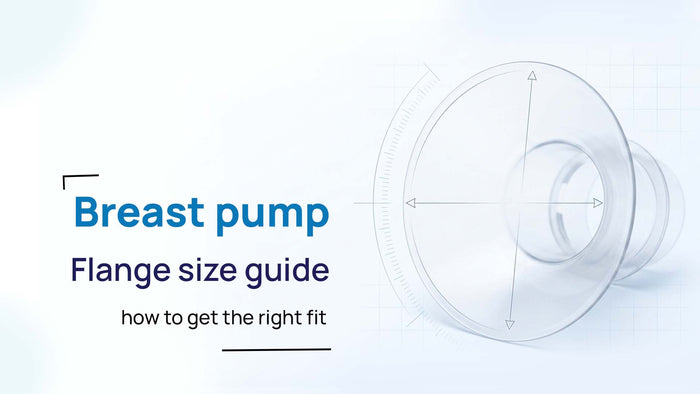 Breast pump flange size