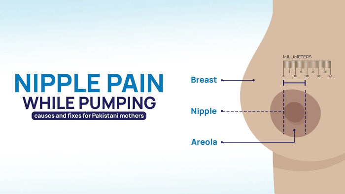 Nipple pain while pumping
