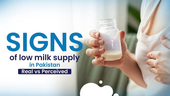 Signs of low milk supply