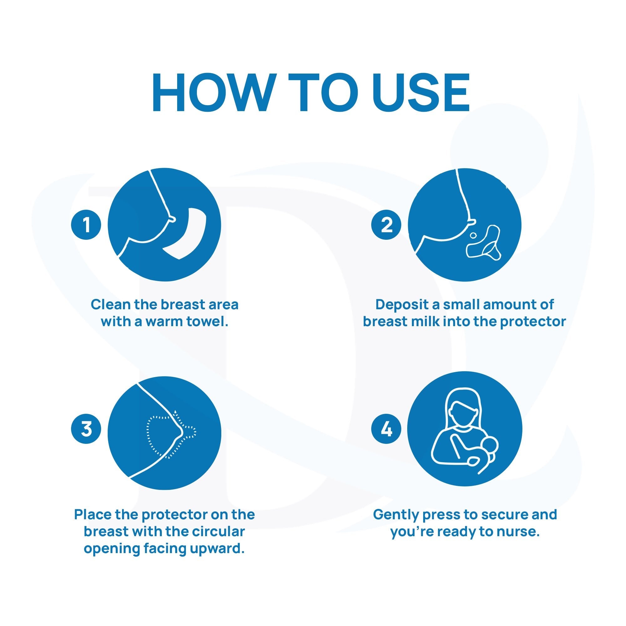 How to use Nipple Protector Shield - Semi Circle - Deepsea Care