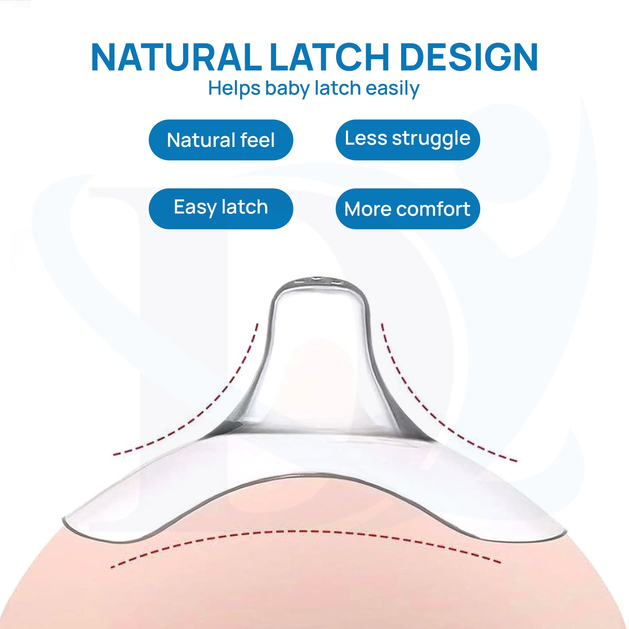 Deepsea Nipple Protector Shield - Semi Circle