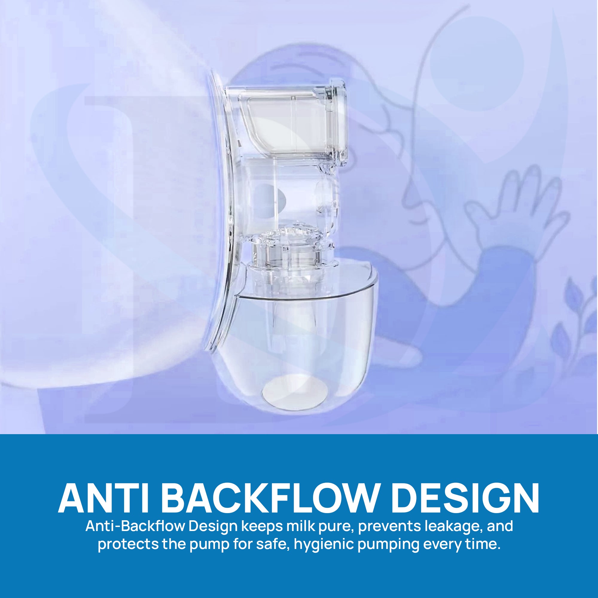 Deepsea Premium Wearable Breast Pump 160°