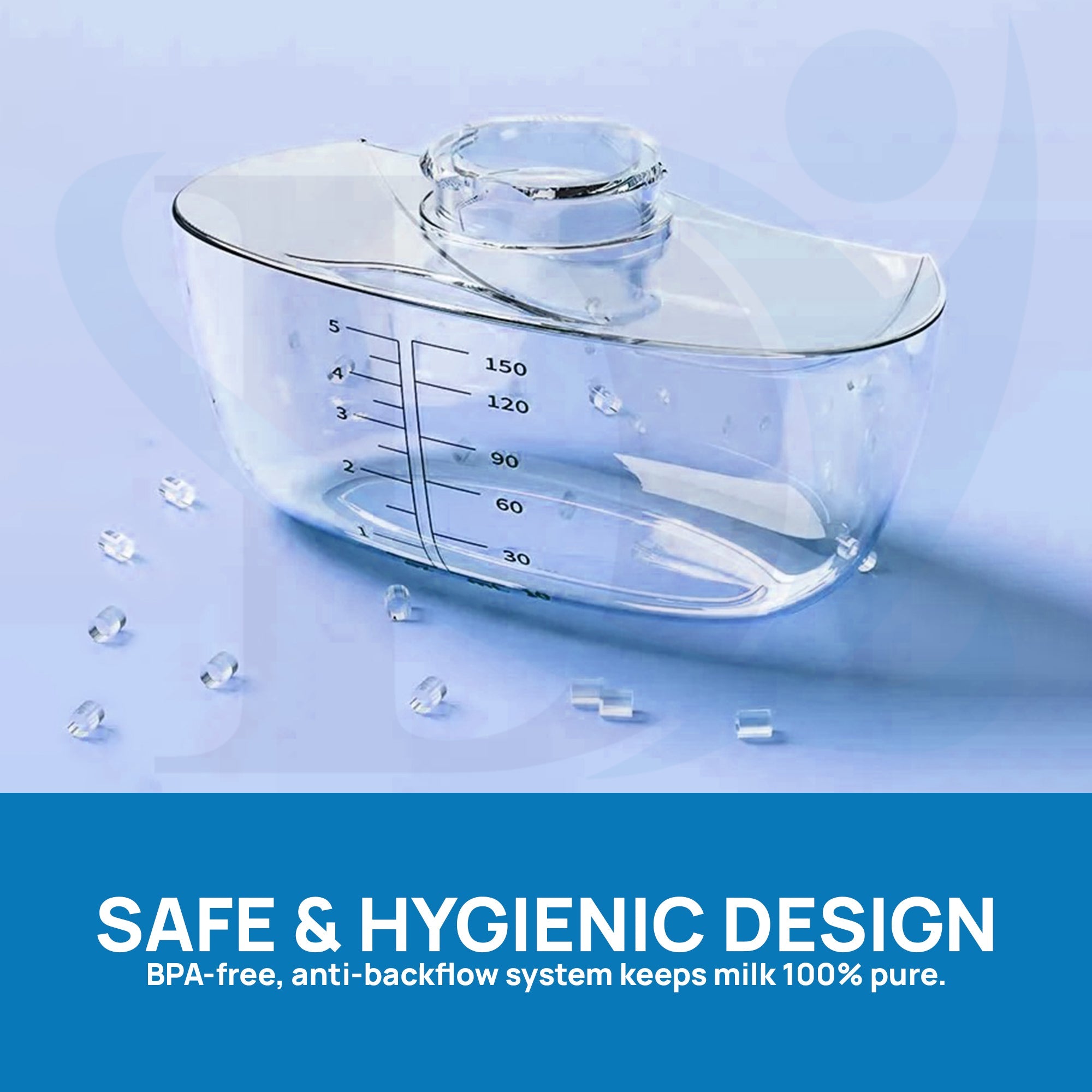 Deepsea Premium Wearable Breast Pump Made with Safe, BPA-Free and Food-Grade Material for Baby’s Health