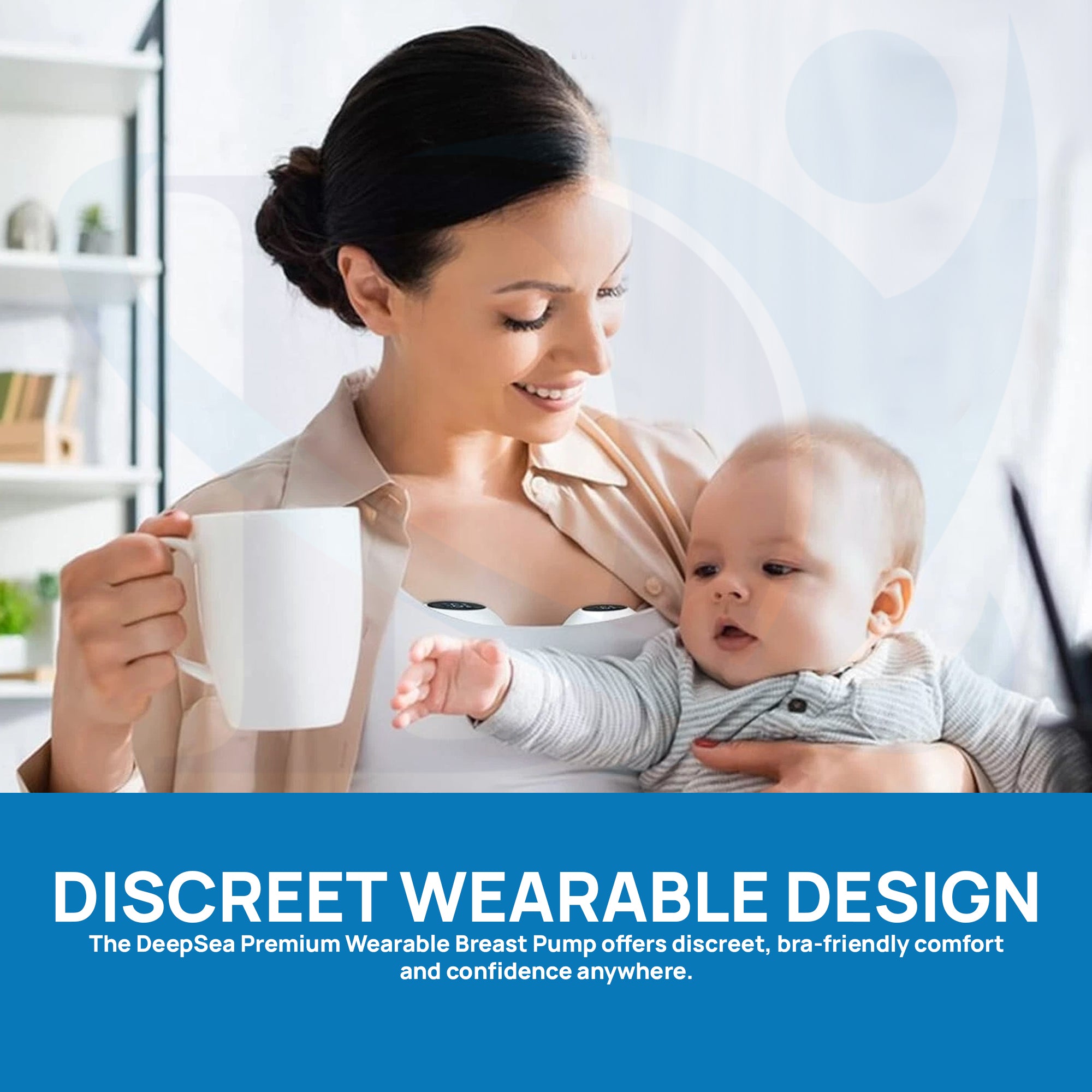 Deepsea Premium Wearable Breast Pump 160°